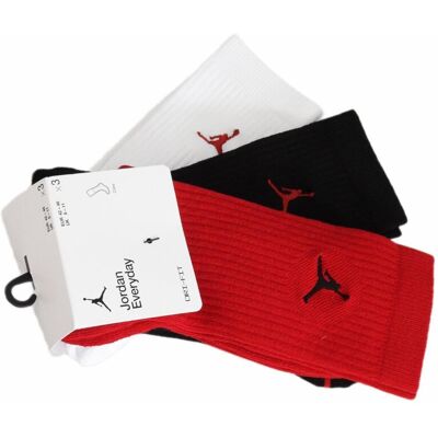 Męskie Skarpety Koszykarskie Air Jordan Everyday Dri-Fit Crew Socks 3-Pak - Dx9632-918-38-42 Męskie Skarpety Koszykarskie Air Jordan Everyday Dri-Fit Crew Socks 3-Pak - Dx9632-918-38-42
