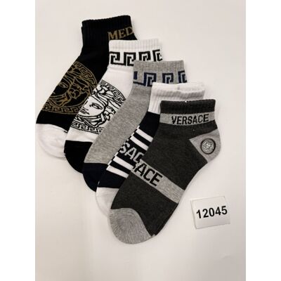 Męskie skarpety VERSACE rozmiar 42-46 pięć par (12045w8 Męskie skarpety VERSACE rozmiar 42-46 pięć par (12045w8