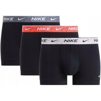 Nike BOKSERKI MĘSKIE COTTON STRETCH BOXER BRIEF 3P CZARNE r.XL Nike BOKSERKI MĘSKIE COTTON STRETCH BOXER BRIEF 3P CZARNE r.XL