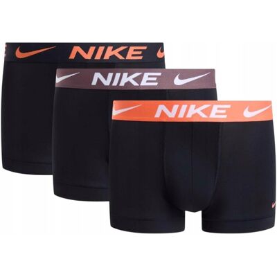 Nike BOKSERKI MĘSKIE MAJTKI TRUNK 3P CZARNE r.XL Nike BOKSERKI MĘSKIE MAJTKI TRUNK 3P CZARNE r.XL
