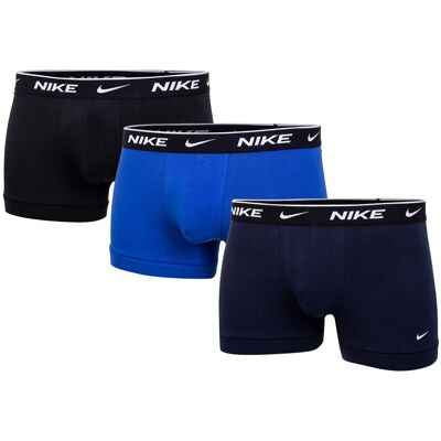Nike Bokserki Męskie Trunk 3 Pak Black/blue/navy 0000ke1008 9j1 S Nike Bokserki Męskie Trunk 3 Pak Black/blue/navy 0000ke1008 9j1 S