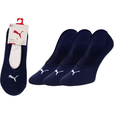 Puma Skarpetki Mikrostopki Footie 3P Navy 906930 04 43-46 Puma Skarpetki Mikrostopki Footie 3P Navy 906930 04 43-46