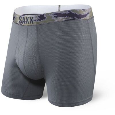 Saxx, Bokserki męskie, Quest 2.0 Boxer Fly, grafitowy, rozmiar S Saxx, Bokserki męskie, Quest 2.0 Boxer Fly, grafitowy, rozmiar S