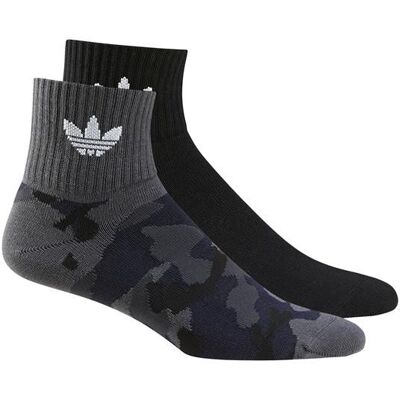 Skarpetki męskie adidas H32345 CAMO MID ANKLE Czarne Skarpetki męskie adidas H32345 CAMO MID ANKLE Czarne