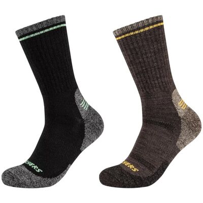 skarpetki męskie Skechers 2PPK Men Trail Wool Socks SK41104-8997-39/42 skarpetki męskie Skechers 2PPK Men Trail Wool Socks SK41104-8997-39/42