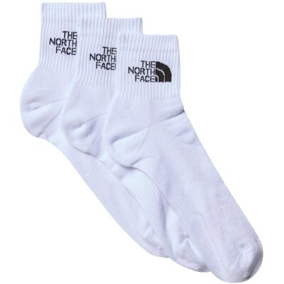 The North Face Skarpetki męskie TNF NF0A882GFN4 MULTI SPORT CUSH QUARTER 3P Białe The North Face Skarpetki męskie TNF NF0A882GFN4 MULTI SPORT CUSH QUARTER 3P Białe