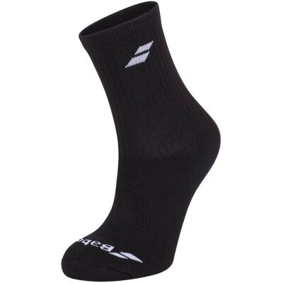 Skarpety Babolat 3 Pack Socks Black Skarpety Babolat 3 Pack Socks Black