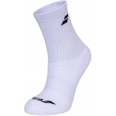 Skarpety Babolat x 3 white/white 35-38 Skarpety Babolat x 3 white/white 35-38