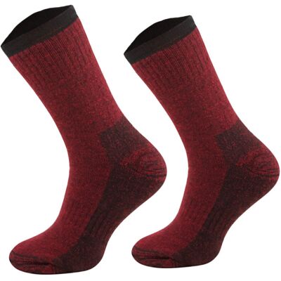 Skarpety Comodo Merino Wool Trekker Tre10 Bordowe 35-38 Skarpety Comodo Merino Wool Trekker Tre10 Bordowe 35-38