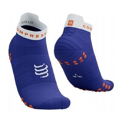 Skarpety Compressport Pro Racing Socks Run Low Dazz Blue/White r.35-38 Skarpety Compressport Pro Racing Socks Run Low Dazz Blue/White r.35-38