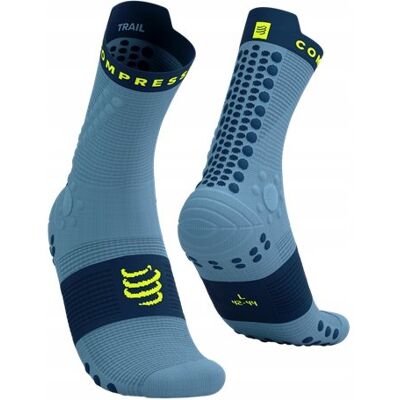 SKARPETY COMPRESSPORT PRO RACING SOCKS V4.0 TRAIL DENIM / POSEIDON R.35-38 SKARPETY COMPRESSPORT PRO RACING SOCKS V4.0 TRAIL DENIM / POSEIDON R.35-38