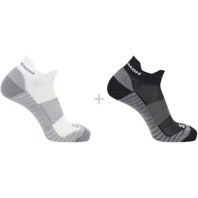 Skarpety do biegania SALOMON AERO ANKLE 2-PACK 45-47 Skarpety do biegania SALOMON AERO ANKLE 2-PACK 45-47