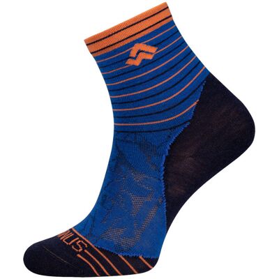 Skarpety Merino Alpinus Kuldiga niebiesko-pomarańczowe 35-38 Skarpety Merino Alpinus Kuldiga niebiesko-pomarańczowe 35-38