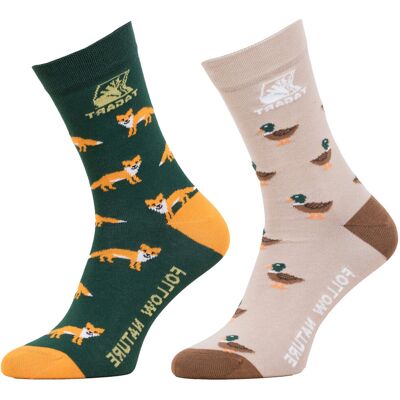 DEXSHELL Skarpety Męskie Tagart Fn Dwupak Summer Duck Fox DEXSHELL Skarpety Męskie Tagart Fn Dwupak Summer Duck Fox