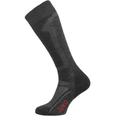 Skarpety narciarskie i snowboardowe z wełny Merino Teko ecoSKI PRO Ultralight Cushion 1.0 czarny - XL (46-49) Skarpety narciarskie i snowboardowe z wełny Merino Teko ecoSKI PRO Ultralight Cushion 1.0 czarny - XL (46-49)