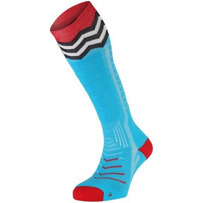 Skarpety narciarskie z wełny Merino Teko ecoSKI All-Mountain Medium Full Cushion 3.0 Aqua/Red - L (42-45) Skarpety narciarskie z wełny Merino Teko ecoSKI All-Mountain Medium Full Cushion 3.0 Aqua/Red - L (42-45)