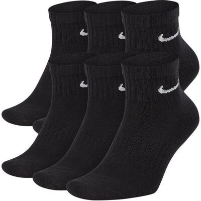 Skarpety NIKE Everyday Cotton Cush Ankle 6 pak DRI-FIT czarne r L / 42-46 Skarpety NIKE Everyday Cotton Cush Ankle 6 pak DRI-FIT czarne r L / 42-46