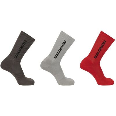 Skarpety sportowe SALOMON EVERYDAY CREW 3-PACK 42-44 MGK Skarpety sportowe SALOMON EVERYDAY CREW 3-PACK 42-44 MGK