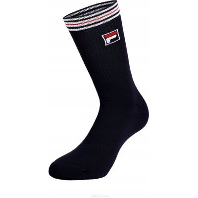Skarpety tenisowe Fila Heritage Sport 1P czarne 43/46 Skarpety tenisowe Fila Heritage Sport 1P czarne 43/46