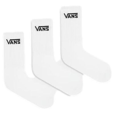 Skarpety Unisex VANS Classic Crew ROX WHITE (3 pary) VN000QBVWHT1 M Skarpety Unisex VANS Classic Crew ROX WHITE (3 pary) VN000QBVWHT1 M