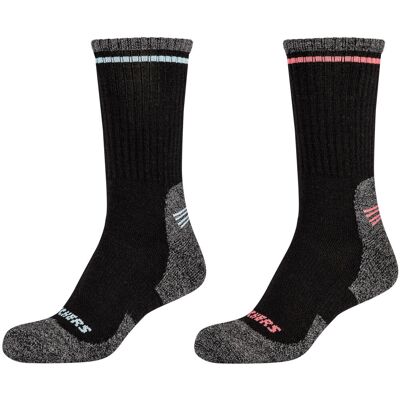 Skechers 2PPK Women Trail Wool Socks SK41105-9999, Kobieta, Skarpetki, Różowy Skechers 2PPK Women Trail Wool Socks SK41105-9999, Kobieta, Skarpetki, Różowy