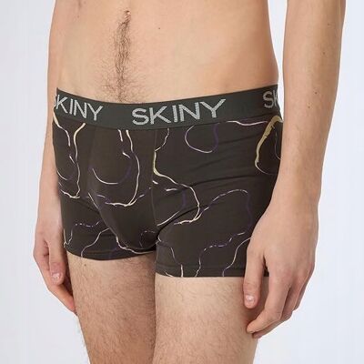 Inny producent SKINY MĘSKIE BOKSERKI ZIELONE W PASKI BAWEŁNA 2 PACK S 6FA Inny producent SKINY MĘSKIE BOKSERKI ZIELONE W PASKI BAWEŁNA 2 PACK S 6FA