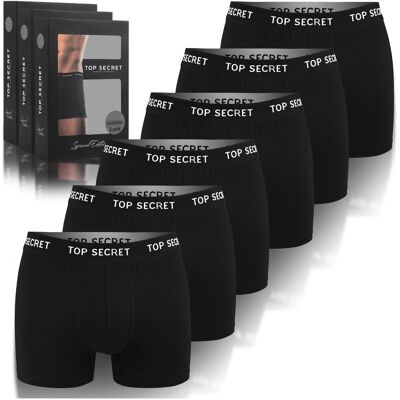 TOP SECRET Bokserki Męskie Bawełniane 6pak Rozmiar XXL TOP SECRET Bokserki Męskie Bawełniane 6pak Rozmiar XXL