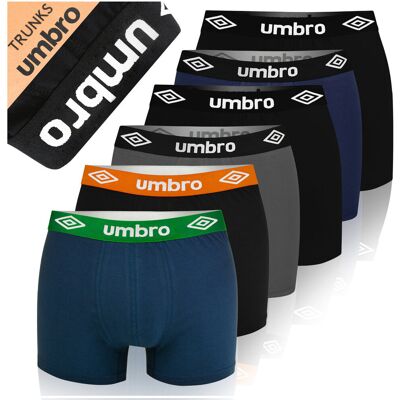 UMBRO Bokserki Męskie 6 sztuk Bawełniane Rozmiar M UMBRO Bokserki Męskie 6 sztuk Bawełniane Rozmiar M