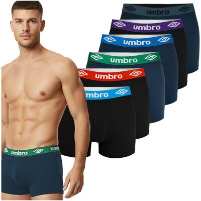 UMBRO Bokserki Męskie Zestaw 6 Sztuk MIX Kolorów Bawełna Rozmiar L UMBRO Bokserki Męskie Zestaw 6 Sztuk MIX Kolorów Bawełna Rozmiar L