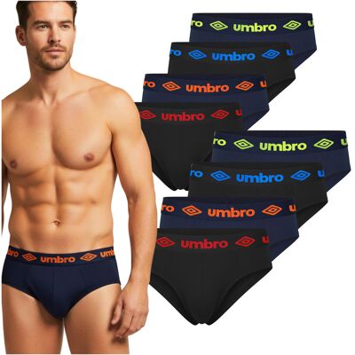 Umbro Slipy Majtki Męskie Bawełniane Zestaw 8 sztuk Rozmiar XL Umbro Slipy Majtki Męskie Bawełniane Zestaw 8 sztuk Rozmiar XL