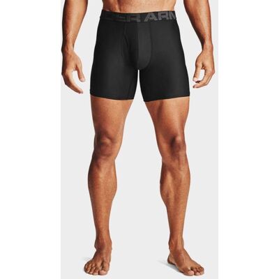 Under Armour Bielizna treningowa Męska 1363619-001 TECH 6IN 2 PACK czarny S Under Armour Bielizna treningowa Męska 1363619-001 TECH 6IN 2 PACK czarny S