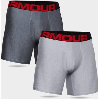 Under Armour Bielizna treningowa Męska 1363619-011 TECH 6IN 2 PACK szary S Under Armour Bielizna treningowa Męska 1363619-011 TECH 6IN 2 PACK szary S