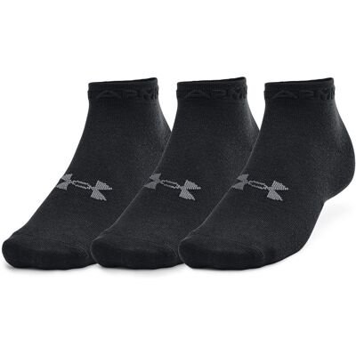 Under Armour Skarpetki treningowe uniseks 1365745-001 UA Essential Low Cut 3pk czarny M Under Armour Skarpetki treningowe uniseks 1365745-001 UA Essential Low Cut 3pk czarny M