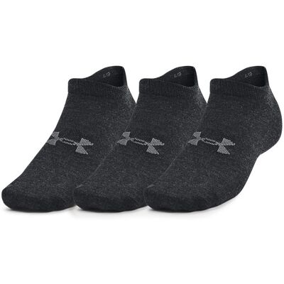 Under Armour Skarpety treningowe Unisex (3-pack), Essential No Show, Czarne, 1361459-002, Rozmiar M Under Armour Skarpety treningowe Unisex (3-pack), Essential No Show, Czarne, 1361459-002, Rozmiar M