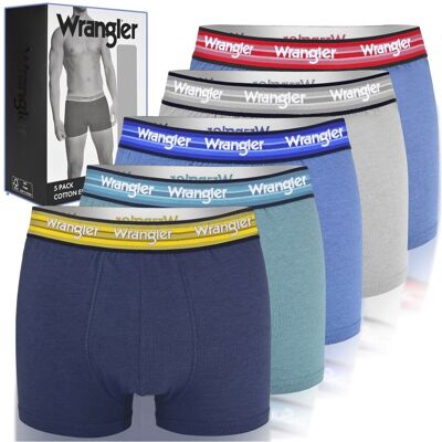 Wrangler Bokserki Męskie Trunk Bawełna 5 Sztuk Wielokolorowe Rozmiar M Wrangler Bokserki Męskie Trunk Bawełna 5 Sztuk Wielokolorowe Rozmiar M