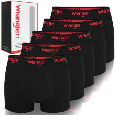 Wrangler Bokserki Męskie Trunk Willox Bawełna 5 Sztuk Czarne Rozmiar M Wrangler Bokserki Męskie Trunk Willox Bawełna 5 Sztuk Czarne Rozmiar M