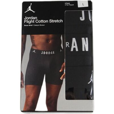 AIR Jordan Wygodne majtki bokserki męskie Jordan Boxers 3-pack Czarne - JM0622-023-M AIR Jordan Wygodne majtki bokserki męskie Jordan Boxers 3-pack Czarne - JM0622-023-M