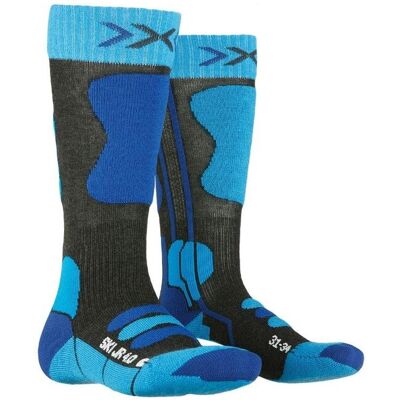 X-Socks, Skarpety dziecięce, Ski JR 4.0, niebieski, rozmiar 24/26 X-Socks, Skarpety dziecięce, Ski JR 4.0, niebieski, rozmiar 24/26