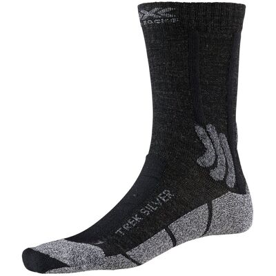 X-Socks, Skarpety Trekkingowe, Trek Silver Xsts07, Czarny, Rozmiar 45/47 X-Socks, Skarpety Trekkingowe, Trek Silver Xsts07, Czarny, Rozmiar 45/47