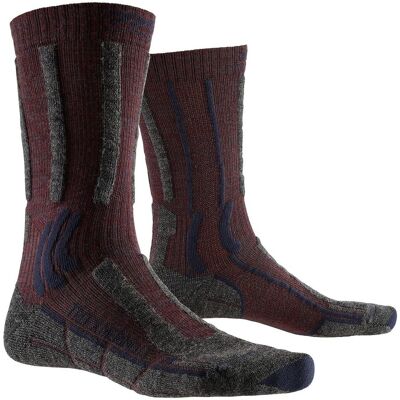 X-Socks, Skarpety trekkingowe, Trek X Merino LT XSTS03, bordowy, rozmiar 35/38 X-Socks, Skarpety trekkingowe, Trek X Merino LT XSTS03, bordowy, rozmiar 35/38