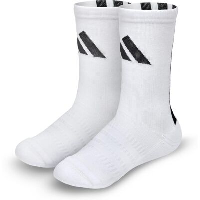 Adidas - Crew Studio Socks - White - S/m Adidas - Crew Studio Socks - White - S/m