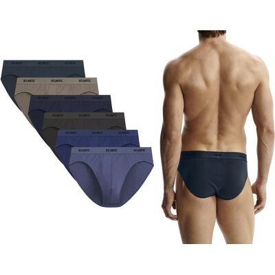 Atlantic Slipy Męskie Sportowe Bawełniane 6smp-004 6-Pack L Atlantic Slipy Męskie Sportowe Bawełniane 6smp-004 6-Pack L