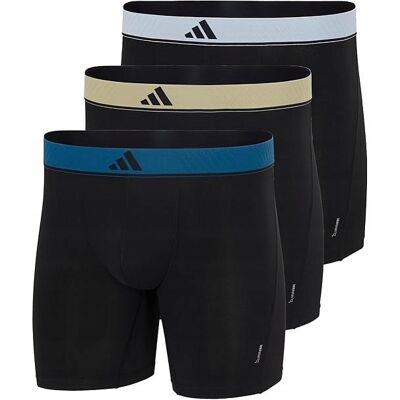 Bokserki męskie ADIDAS Active Micro Flex Eco 3-pak 4AM015 914 XXL Bokserki męskie ADIDAS Active Micro Flex Eco 3-pak 4AM015 914 XXL
