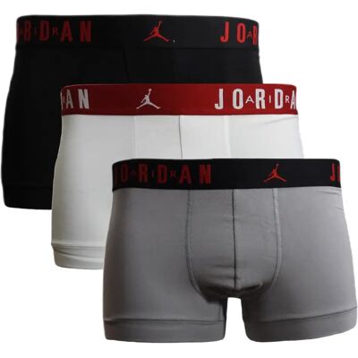 Bokserki Męskie Air Jordan Flight Cotton Core Boxer 3-Pack Grey/black/white - Jm0693-F66-L Bokserki Męskie Air Jordan Flight Cotton Core Boxer 3-Pack Grey/black/white - Jm0693-F66-L
