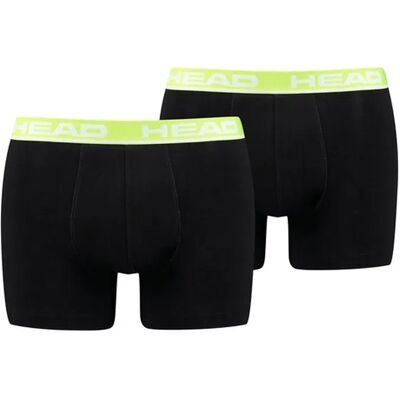 Bokserki Męskie Head Basic Boxer Czarno/zielone R. M Bokserki Męskie Head Basic Boxer Czarno/zielone R. M