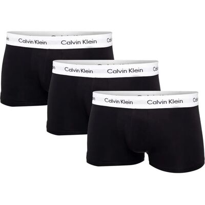 Calvin Klein Bokserki Męskie Low Rise Trunk 3 Pak Black U2664g 001 - Rozmiar: Xl Calvin Klein Bokserki Męskie Low Rise Trunk 3 Pak Black U2664g 001 - Rozmiar: Xl