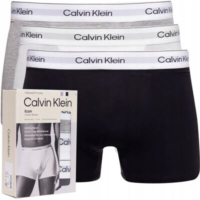 Calvin Klein Majtki Bokserki Wielokolorowy 3- Pack Rozmiar Xl Calvin Klein Majtki Bokserki Wielokolorowy 3- Pack Rozmiar Xl