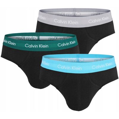Calvin Klein Majtki Slipy Czarny 3-Pack 3 Sztuki Rozmiar S Calvin Klein Majtki Slipy Czarny 3-Pack 3 Sztuki Rozmiar S
