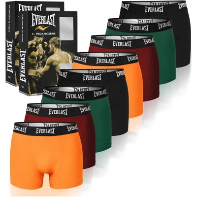 Everlast Bokserki Męskie 8 Sztuk Zestaw Bawełna Mix Kolor Logo Rozmiar Xl Everlast Bokserki Męskie 8 Sztuk Zestaw Bawełna Mix Kolor Logo Rozmiar Xl