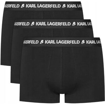 Karl Lagerfeld Czarne Męskie Bokserki 3pack L Karl Lagerfeld Czarne Męskie Bokserki 3pack L
